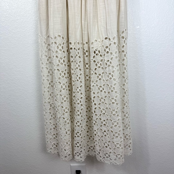 Free People Perfect Storm Midi Dress Tea Ivory Women's Size Small - Picture 6 of 11